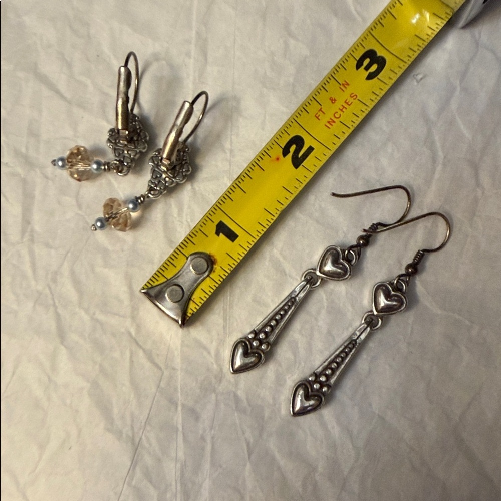 Brighton Gold Heart and Filigree Earrings Set 310